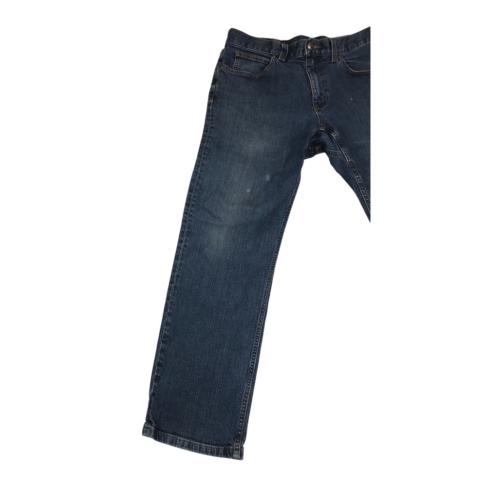 Duluth Trading Co Flex Weekender Jeans Mens 34x30 Dark Wash Blue Standard Fit - Picture 6 of 9